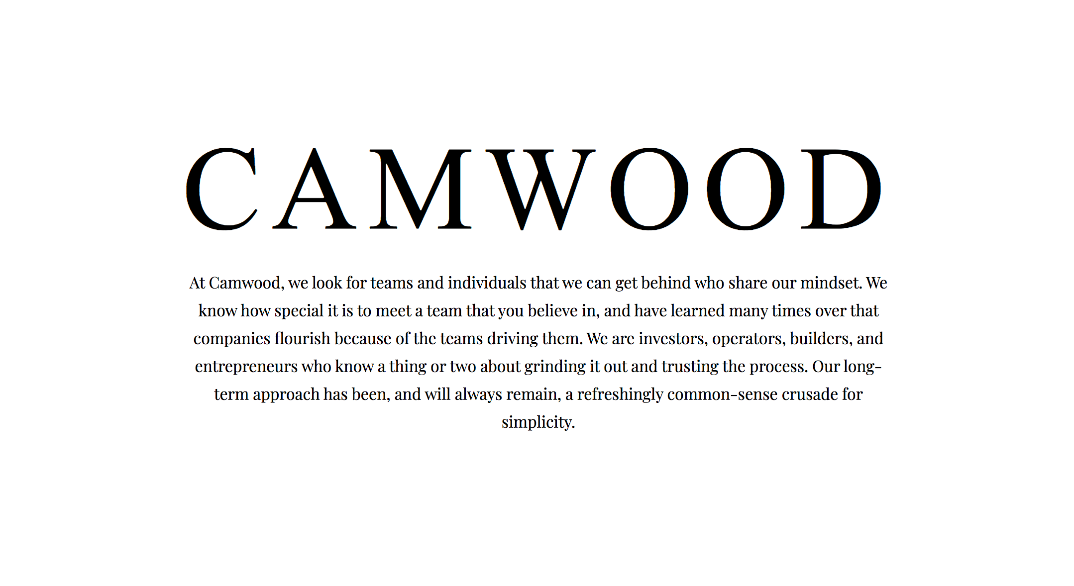 The Camwood Group